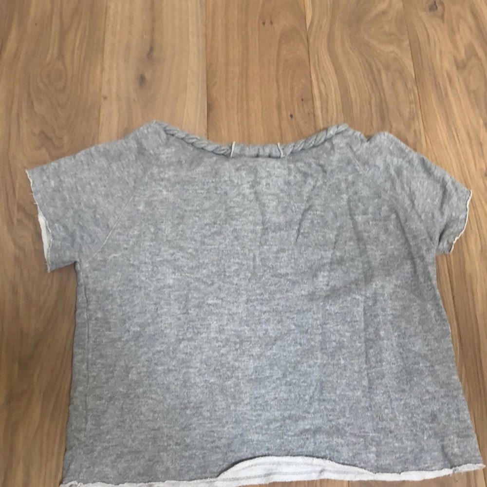 Anthropologie sweatshirt with braided collar - Picture 3 of 3